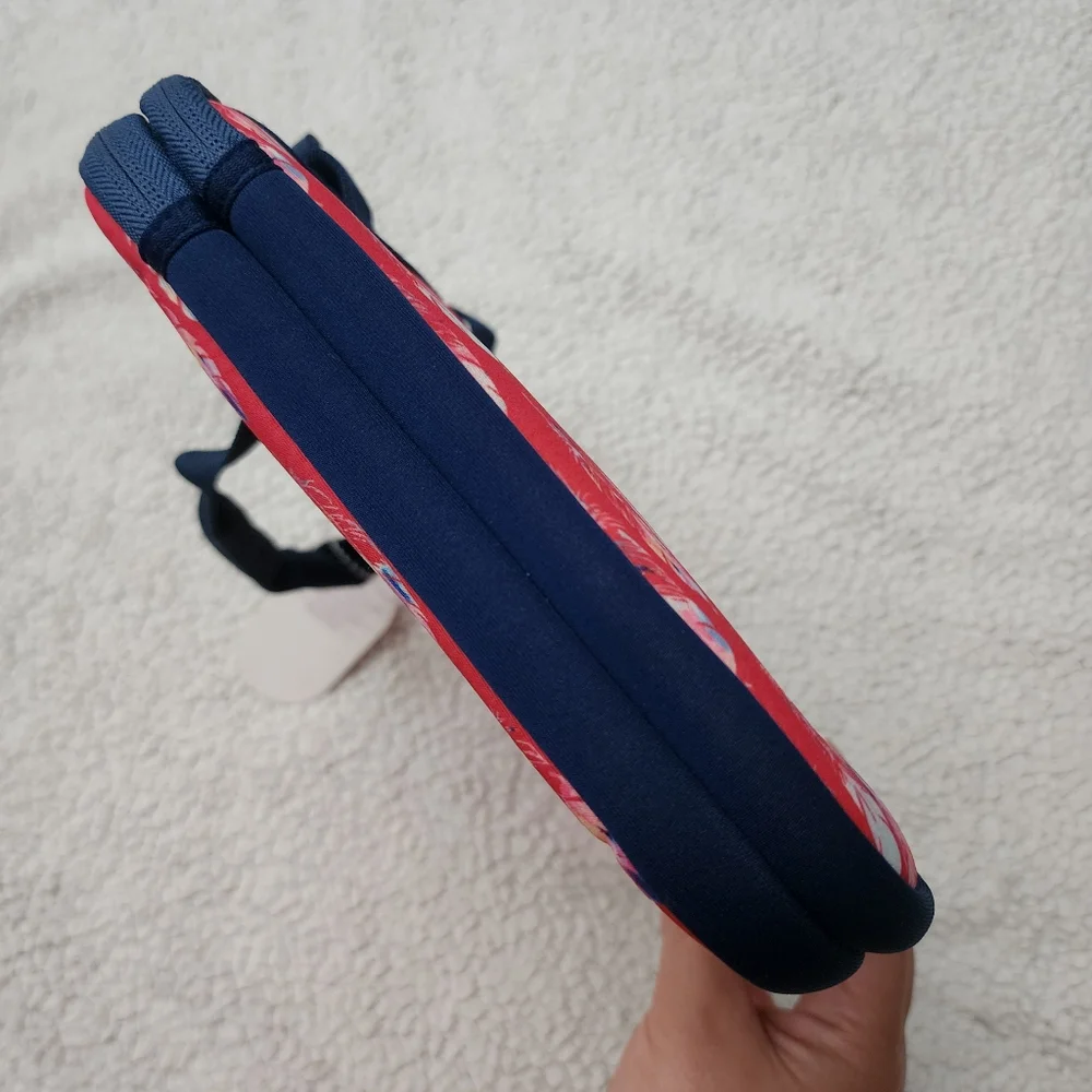 Feather Print Tablet Tech Case Neoprene Up To 12